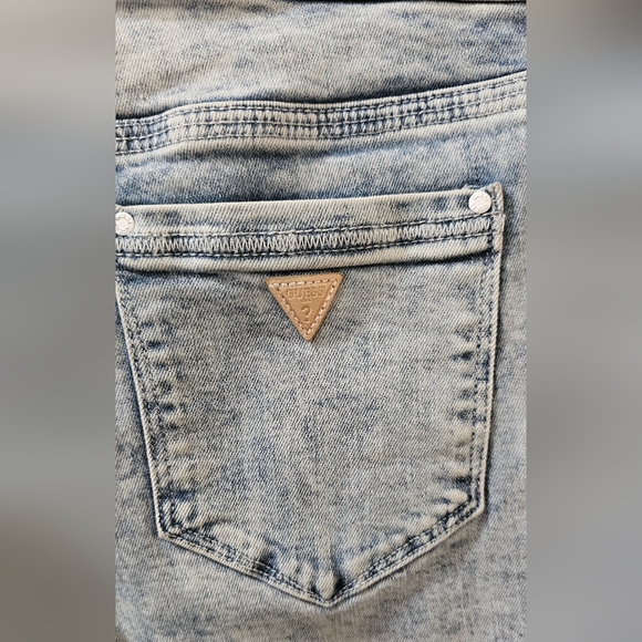 Guess Jeans Women's Low Rise Skinny Jeans Light Blue Size 28 - Picture 14 of 16